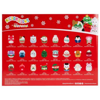 Squishmallows Original 24-Day Micromallows Holiday Plush Advent Calendar🎄