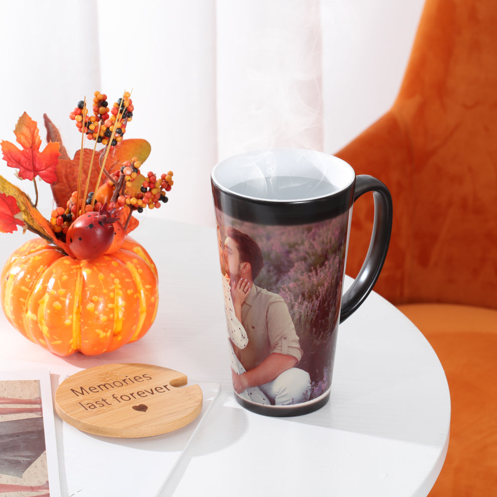 Christmas Gift Custom Photo Magic Mug Personalized Color Changing Cup