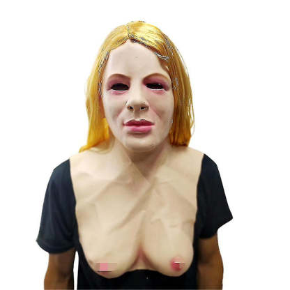 Realistic Halloween Latex Mask for Adults – Lightweight & Breathable