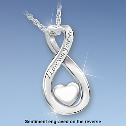 Granddaughter Name-Engraved Birthstone And Diamond Necklace