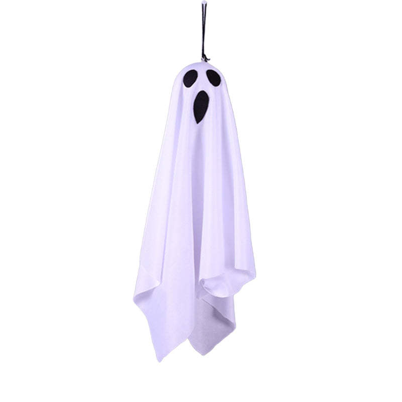 Glowing Halloween Ghost Chandelier with Weatherproof LED Lights