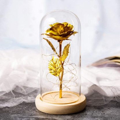 Personalized Flower Nightlight Eternity Rose LED light Valentine's Day Gift