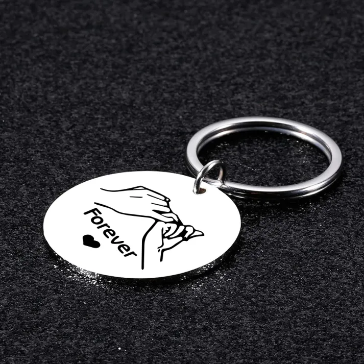 Bestie Friendship Forever Keychain Gift For Sister