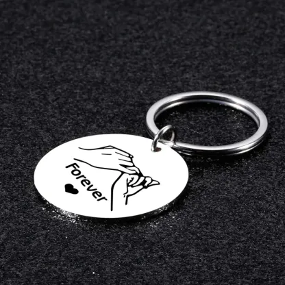 Bestie Friendship Forever Keychain Gift For Sister