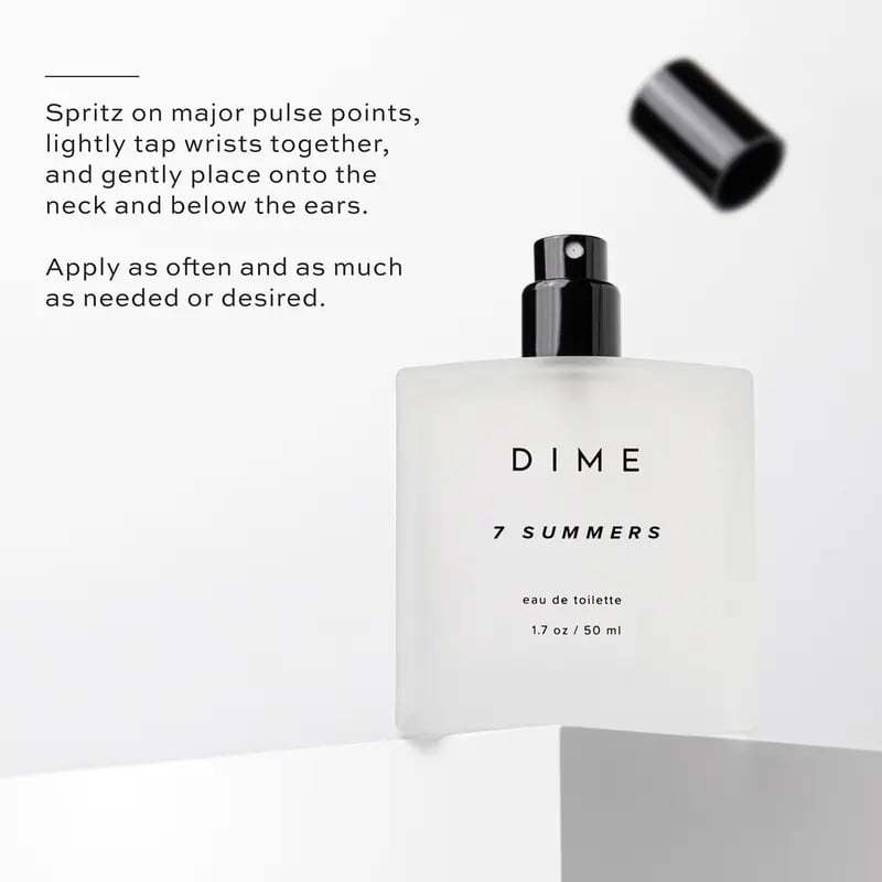 DIME Beauty 7 Summers Perfume. Sweet Floral Fragrance. Vanilla & Musk. Hypoallergenic