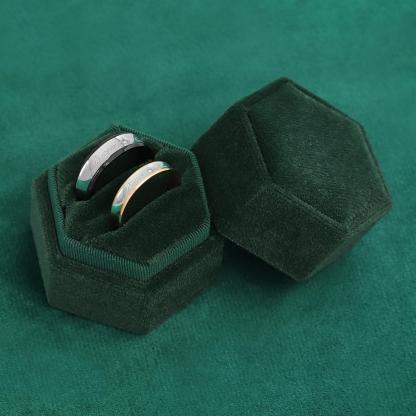 Mother'sDay Gift Mother'sDay gift Melody Forever Love Couple Diamond Ring-Engravingift