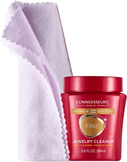 Premium Edition Jewelry Cleaner, Value Size 9.6oz - Pick from Fine, Silver or Delicate Jewelry Cleaner