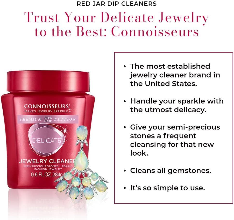 Premium Edition Jewelry Cleaner, Value Size 9.6oz - Pick from Fine, Silver or Delicate Jewelry Cleaner