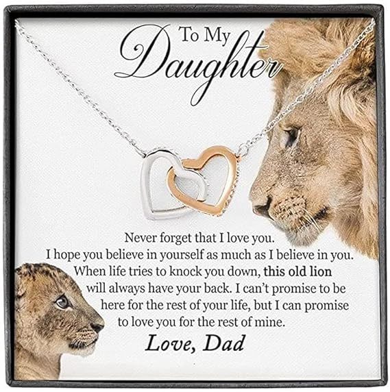 Christmas Gift To My Daughter Necklace - Daughter Gifts From Dad
