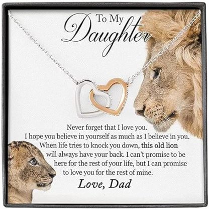 Christmas Gift To My Daughter Necklace - Daughter Gifts From Dad