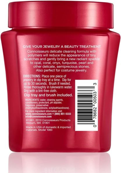 Premium Edition Jewelry Cleaner, Value Size 9.6oz - Pick from Fine, Silver or Delicate Jewelry Cleaner