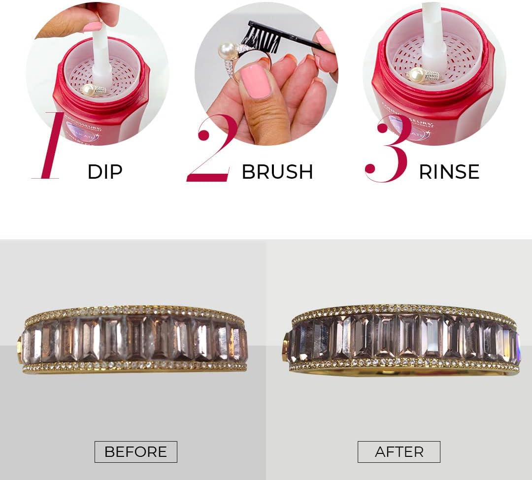 Premium Edition Jewelry Cleaner, Value Size 9.6oz - Pick from Fine, Silver or Delicate Jewelry Cleaner