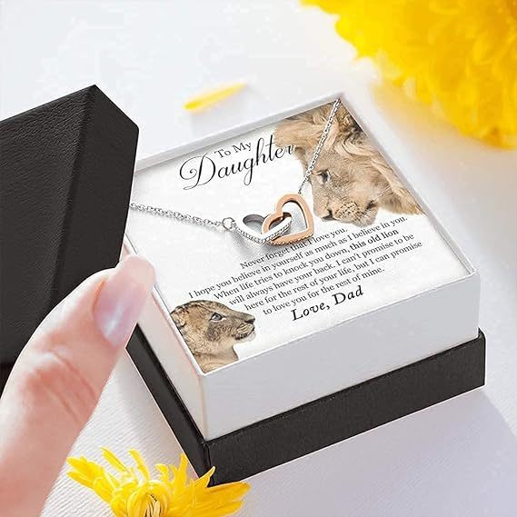 Christmas Gift To My Daughter Necklace - Daughter Gifts From Dad