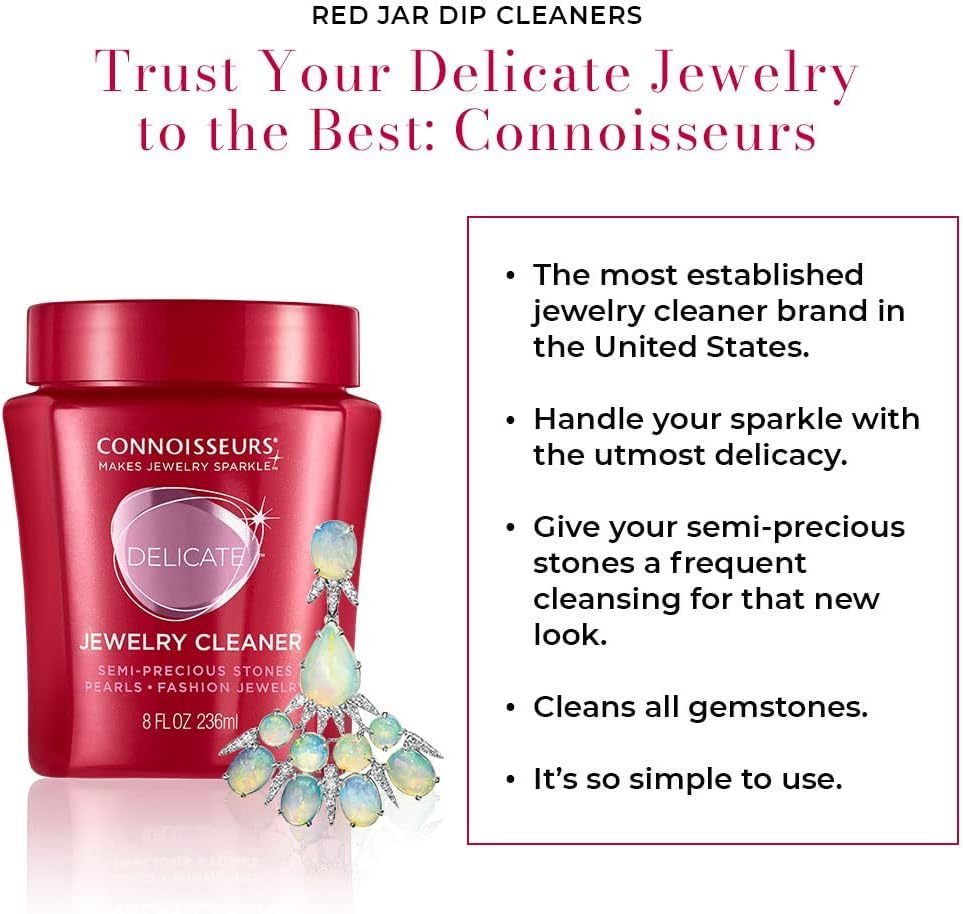 Premium Edition Jewelry Cleaner, Value Size 9.6oz - Pick from Fine, Silver or Delicate Jewelry Cleaner