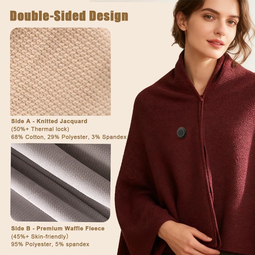 Best Winter Gifts Portable Heated Shawl