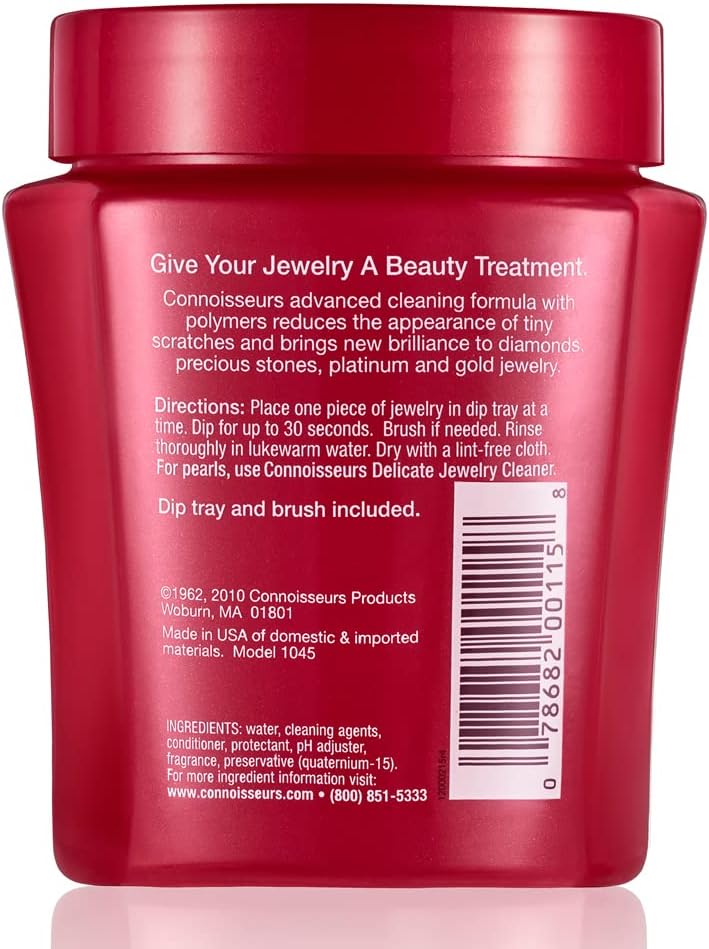 Premium Edition Jewelry Cleaner, Value Size 9.6oz - Pick from Fine, Silver or Delicate Jewelry Cleaner