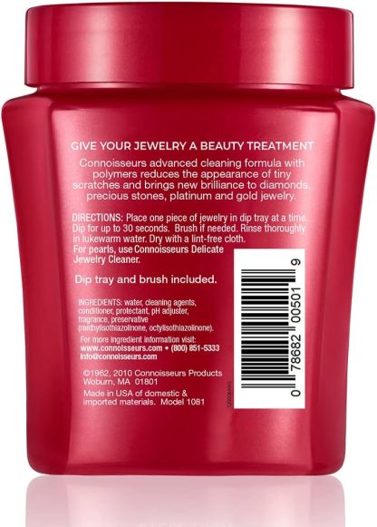 Premium Edition Jewelry Cleaner, Value Size 9.6oz - Pick from Fine, Silver or Delicate Jewelry Cleaner