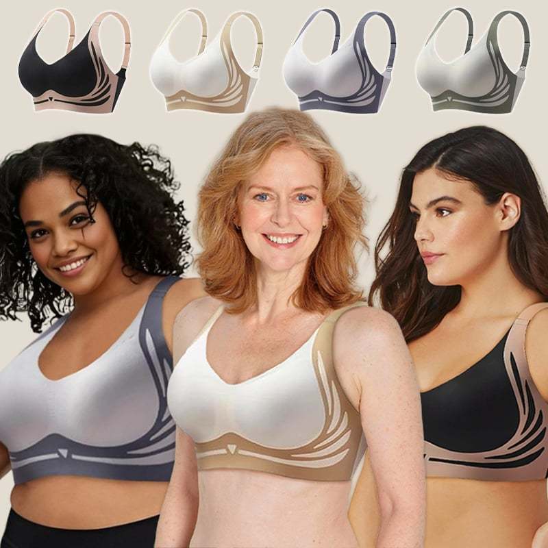 3 Packs Super Gather bra Wireless Push-up Bra No more sagging breasts