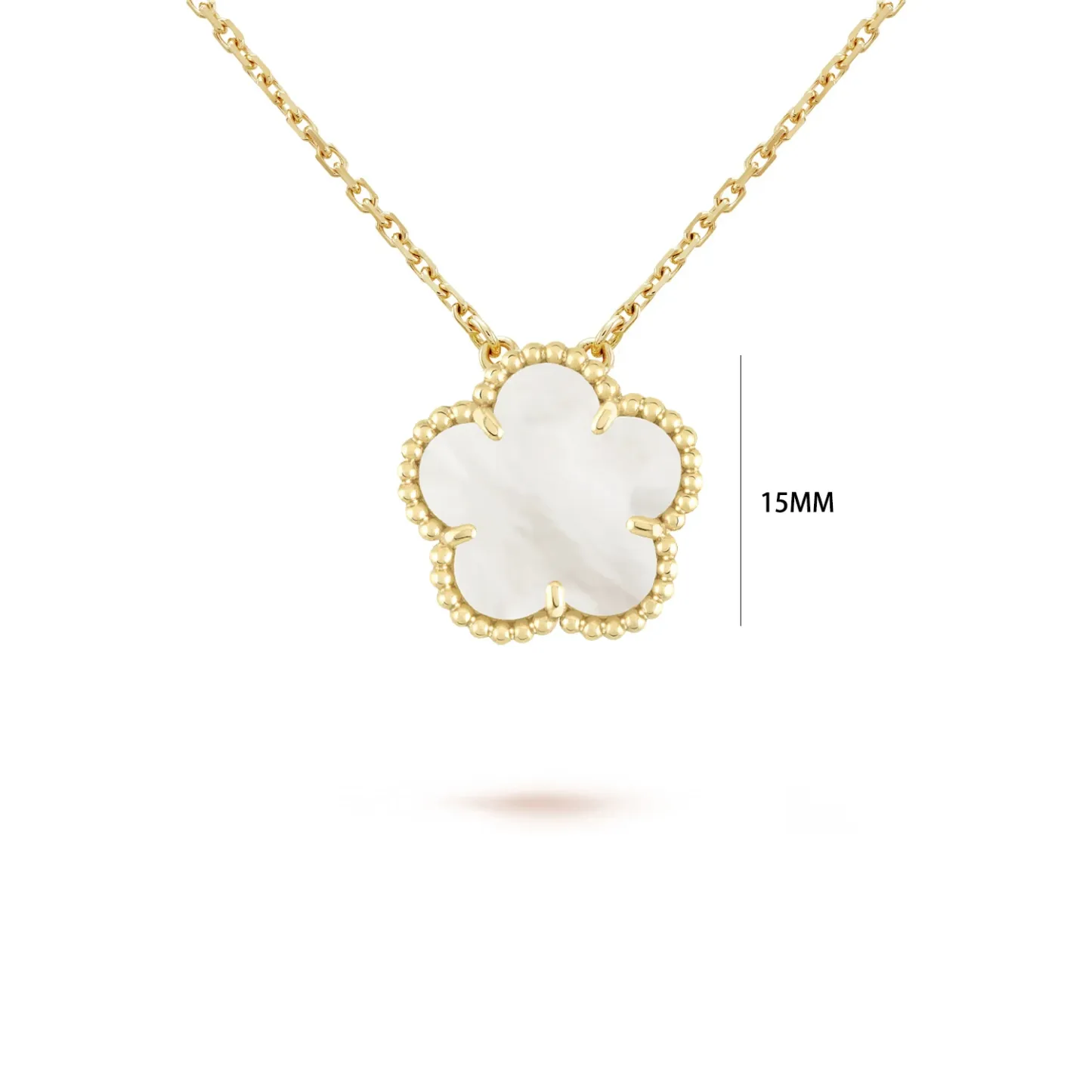 Four Leaf Clover Jewelry Set for Women, Natural Stone Pendant Necklace and Bracelet, Lucky Charm Gift