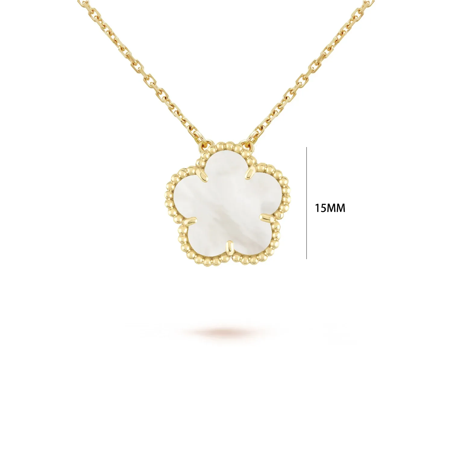Four Leaf Clover Jewelry Set for Women, Natural Stone Pendant Necklace and Bracelet, Lucky Charm Gift