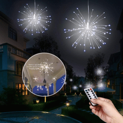 🌟Hanging Starburst Fairy Lights for Christmas