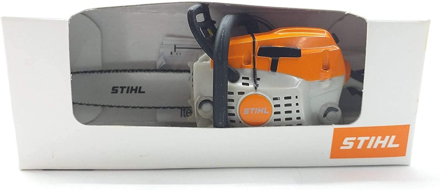 STIHL 0420 960 0003 Chainsaw Keyring with Realistic Battery Operated Sound Novelty