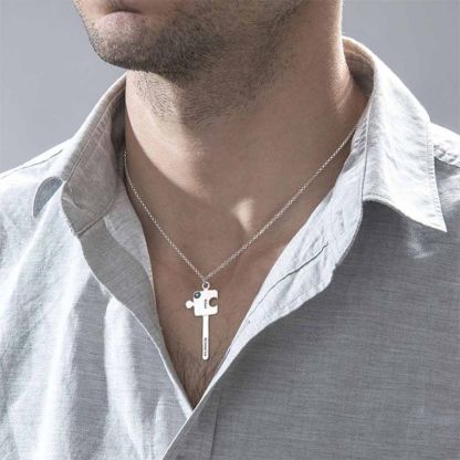 Mother'sDay Gift Mother'sDay gift Matching Necklaces for Couples, Puzzle Piece Necklace s for Boyfriend, Girlfriend-Engravingift