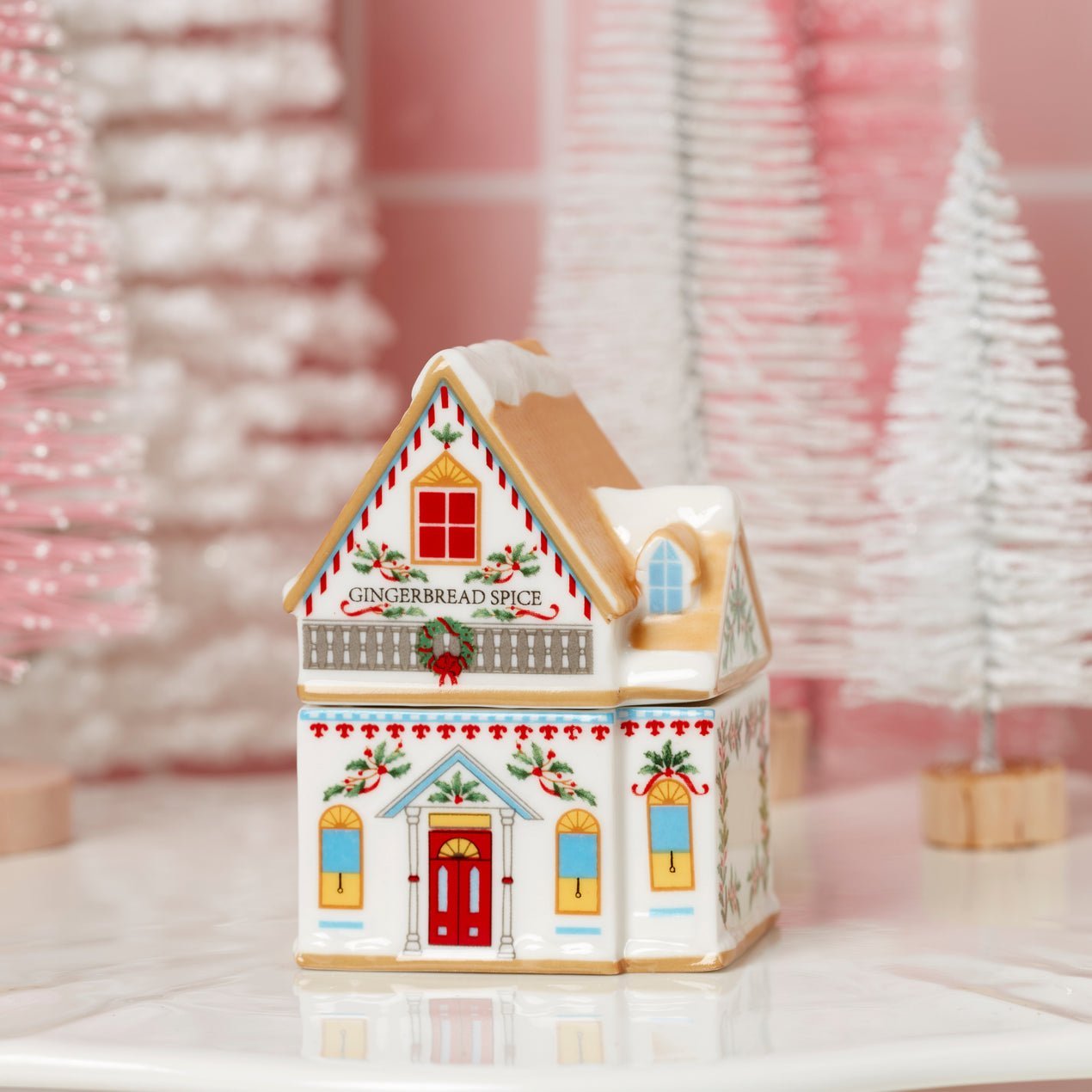 Christmas Gift Holiday Village Spice House Set — A Mini Christmas Wonderland for Your Kitchen!