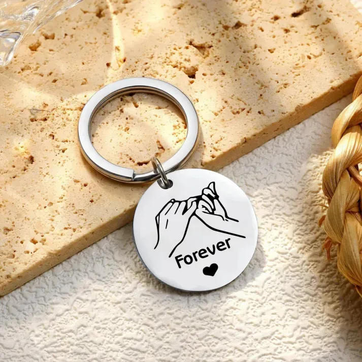 Bestie Friendship Forever Keychain Gift For Sister