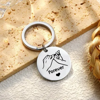 Bestie Friendship Forever Keychain Gift For Sister