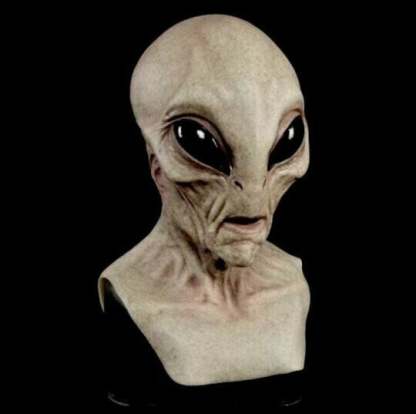 Realistic Alien Latex Mask for Halloween – Breathable & Comfortable