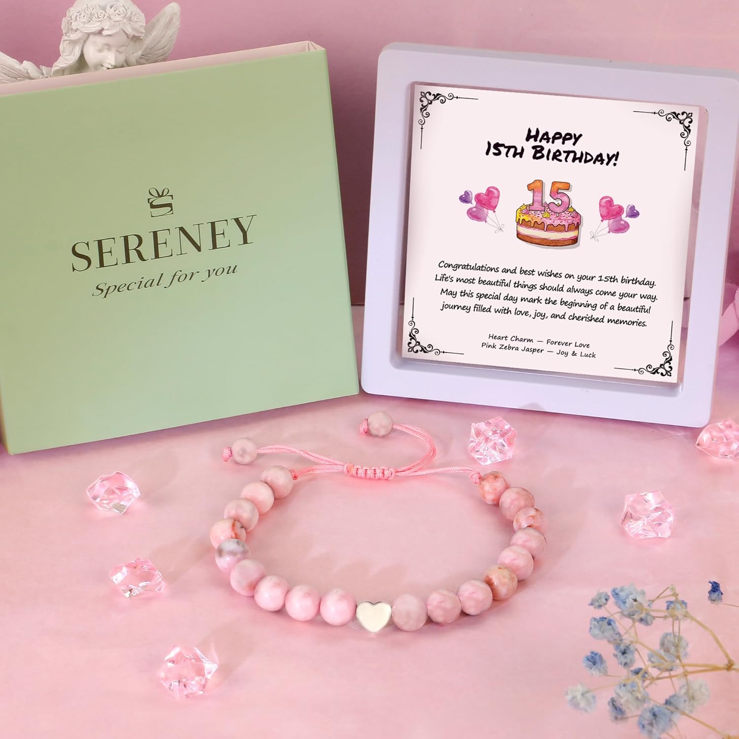 Sereney Birthday Gifts for Girls Beaded Bracelets as 1 3 4 5 6 7 8 9 10 11 12 13 15 16 Year Old