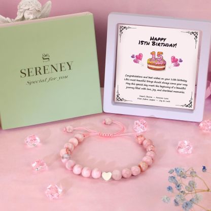 Sereney Birthday Gifts for Girls Beaded Bracelets as 1 3 4 5 6 7 8 9 10 11 12 13 15 16 Year Old