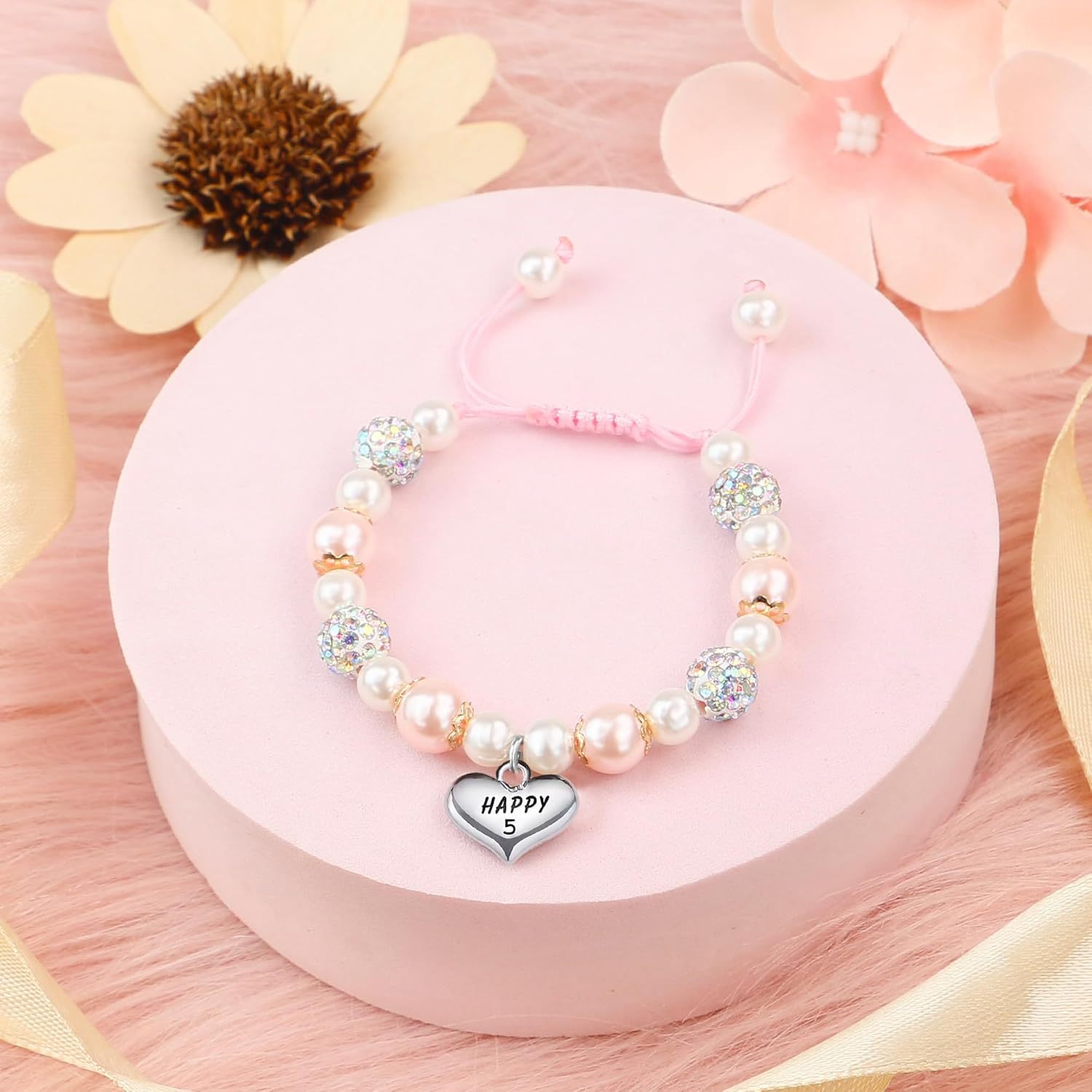 Sereney Birthday Gifts for Girls Beaded Bracelets as 1 3 4 5 6 7 8 9 10 11 12 13 15 16 Year Old