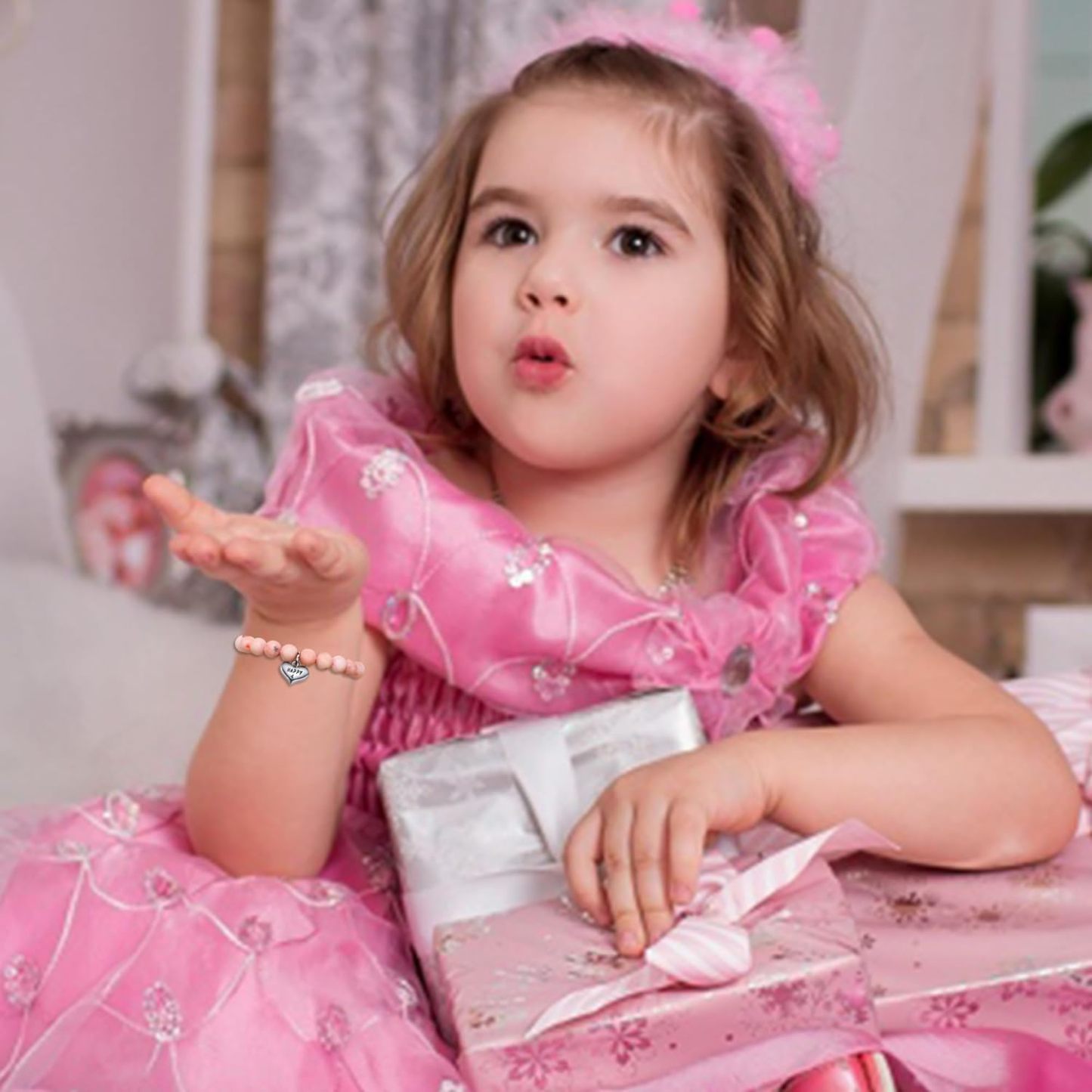 Sereney Birthday Gifts for Girls Beaded Bracelets as 1 3 4 5 6 7 8 9 10 11 12 13 15 16 Year Old