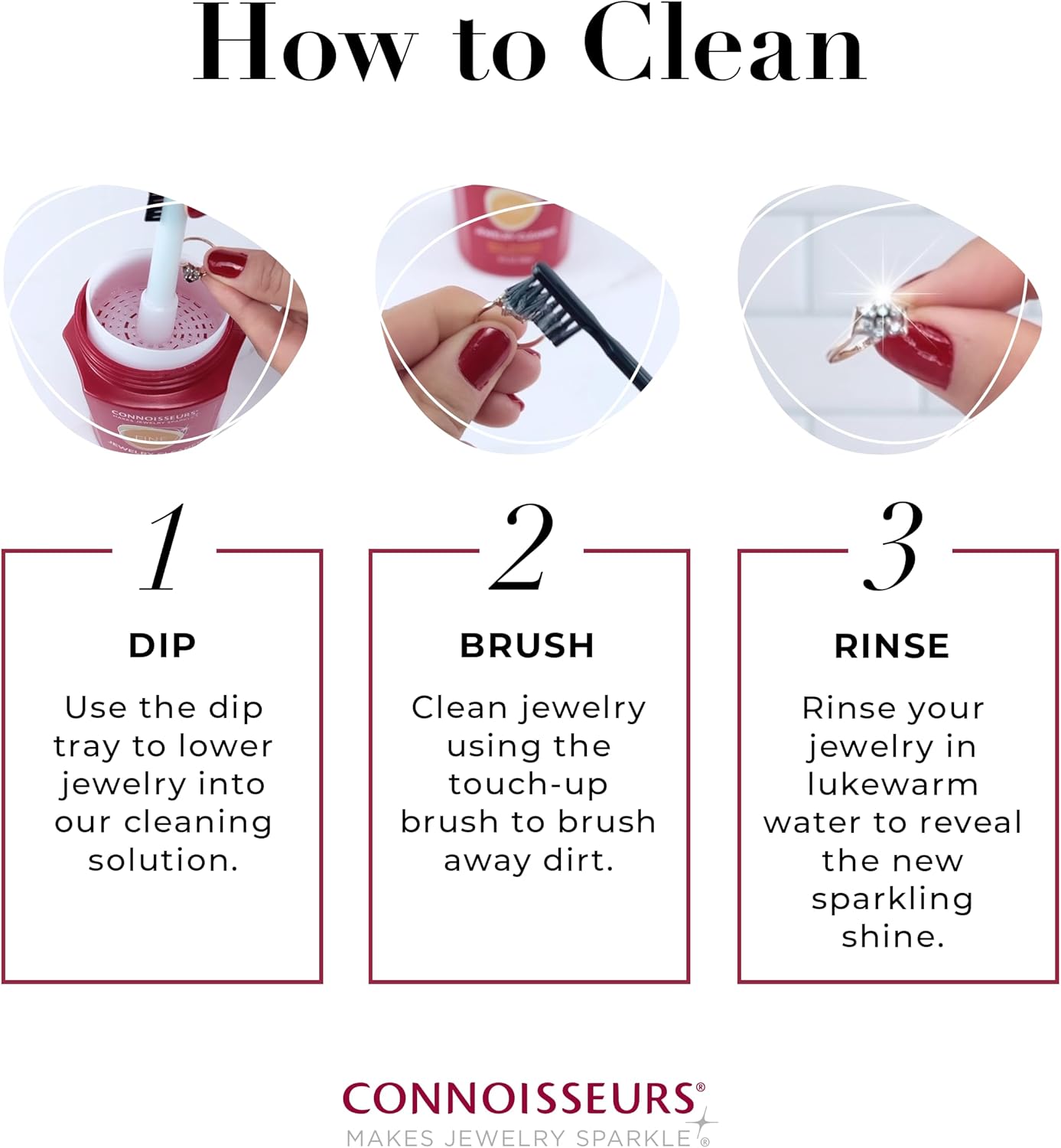 Premium Edition Jewelry Cleaner, Value Size 9.6oz - Pick from Fine, Silver or Delicate Jewelry Cleaner