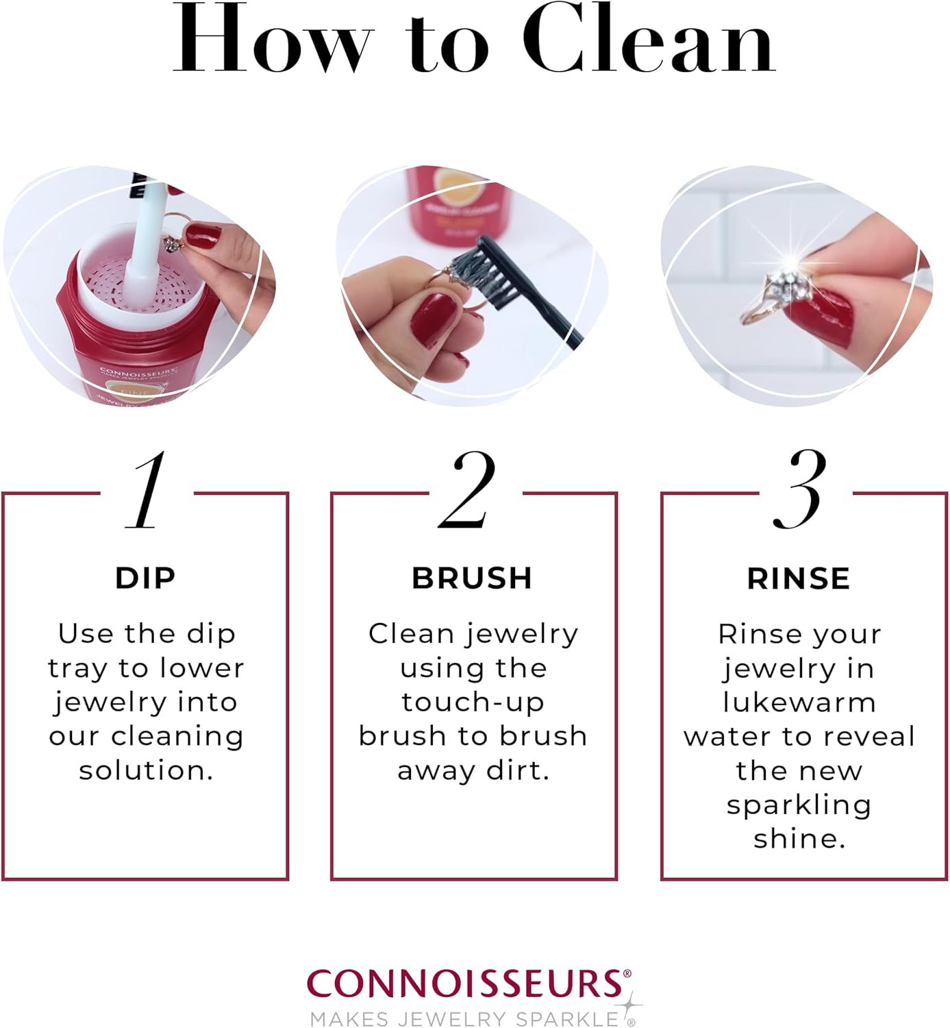 Premium Edition Jewelry Cleaner, Value Size 9.6oz - Pick from Fine, Silver or Delicate Jewelry Cleaner