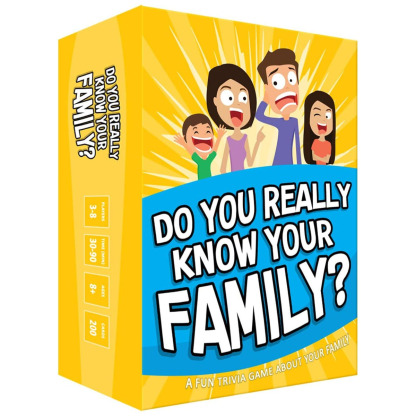 Do You Really Know Your Family Game Family Party Cards Game
