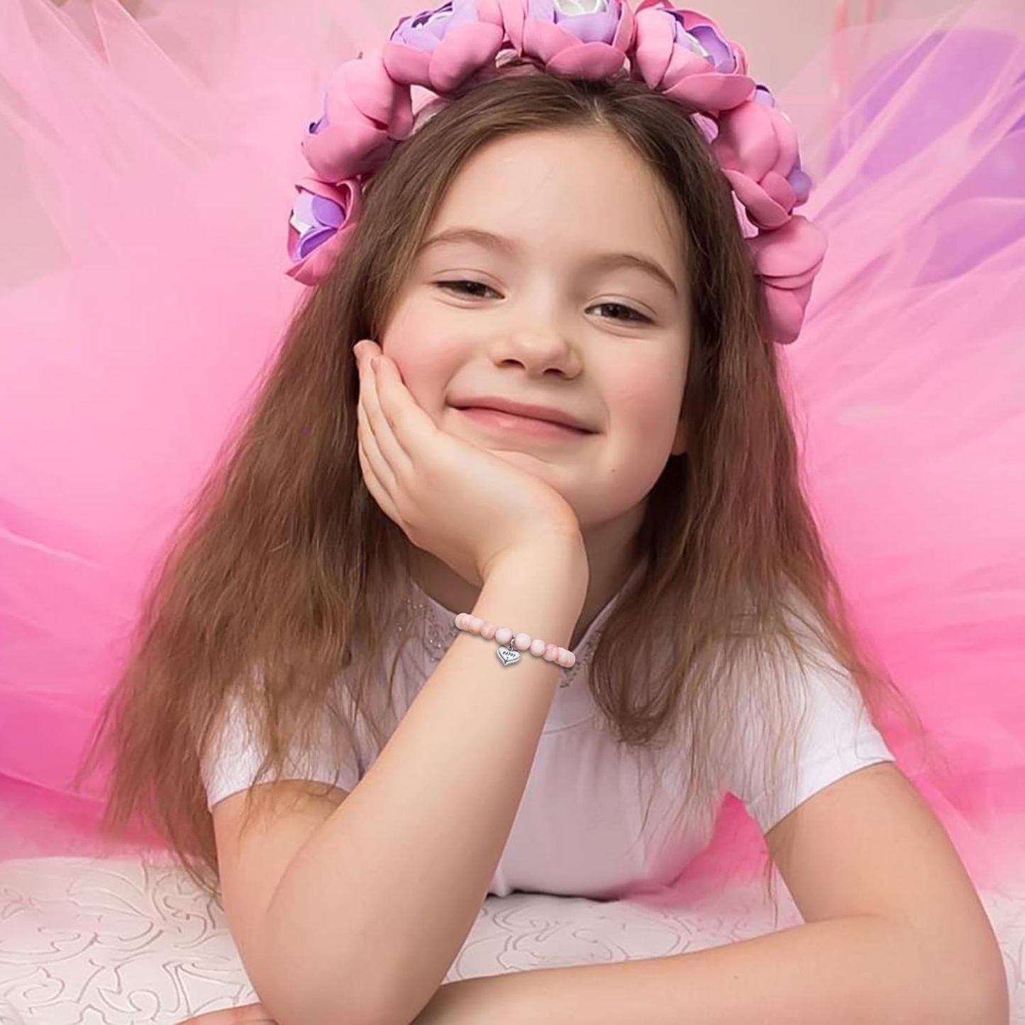 Sereney Birthday Gifts for Girls Beaded Bracelets as 1 3 4 5 6 7 8 9 10 11 12 13 15 16 Year Old