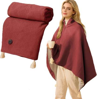 Best Winter Gifts Portable Heated Shawl