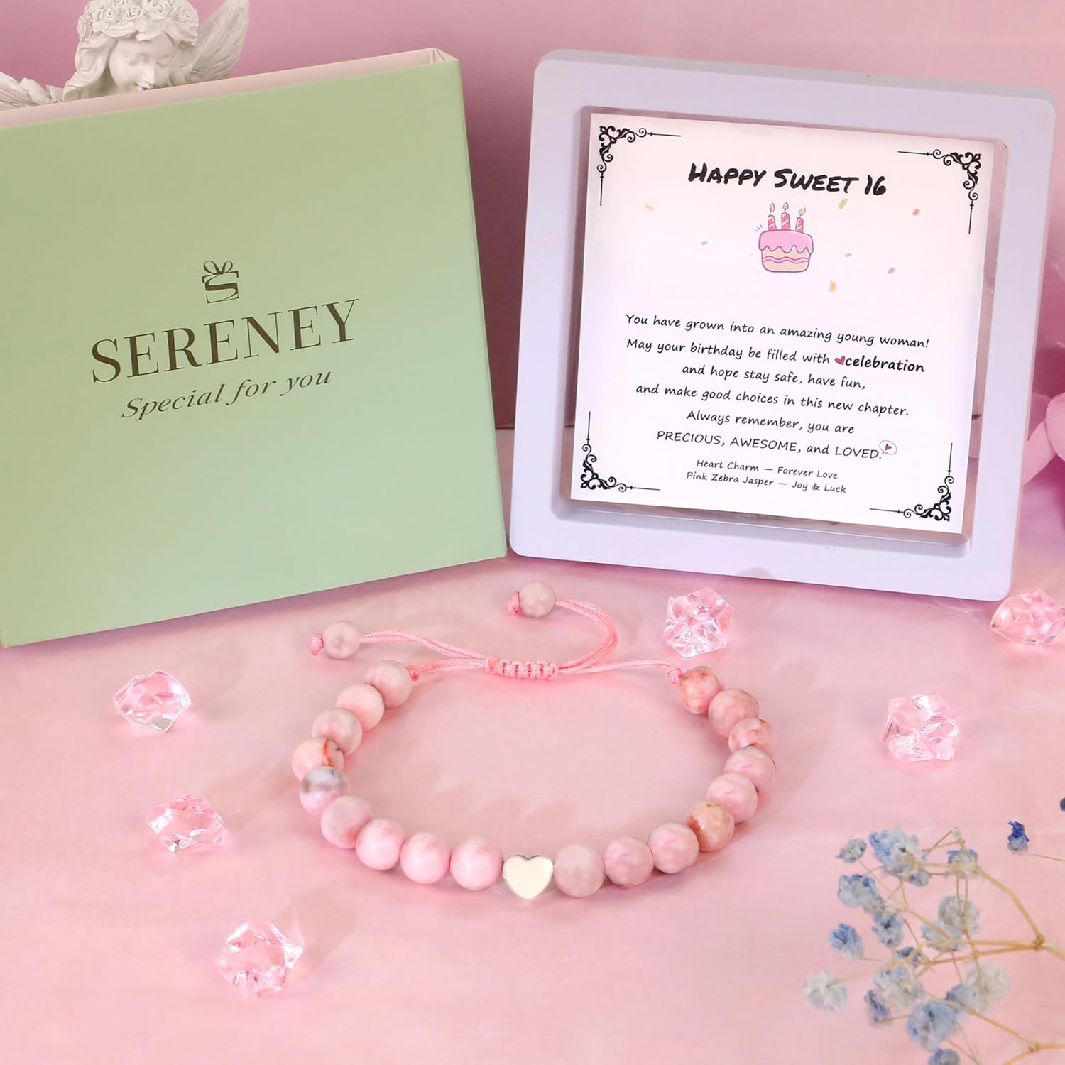 Sereney Birthday Gifts for Girls Beaded Bracelets as 1 3 4 5 6 7 8 9 10 11 12 13 15 16 Year Old