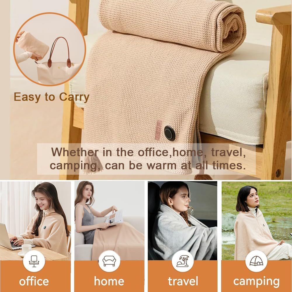 Best Winter Gifts Portable Heated Shawl
