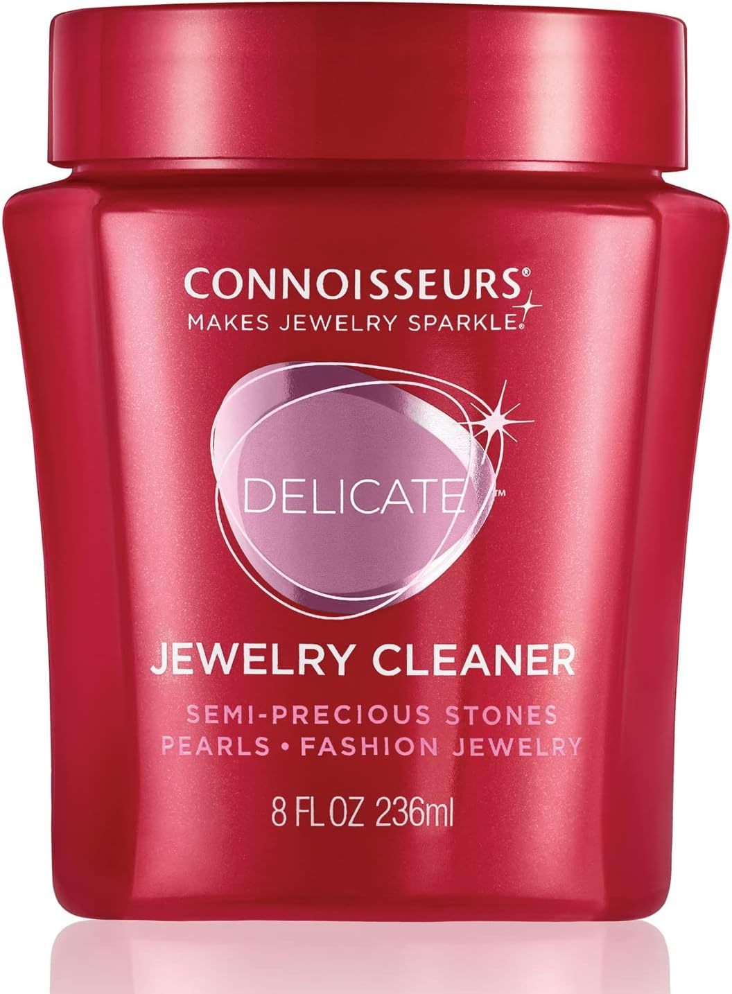 CONNOISSEURS Premium Edition Jewelry Cleaner, Value Size 9.6oz - Pick from Fine, Silver or Delicate Jewelry Cleaner