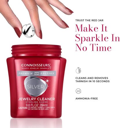Premium Edition Jewelry Cleaner, Value Size 9.6oz - Pick from Fine, Silver or Delicate Jewelry Cleaner