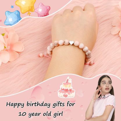 Sereney Birthday Gifts for Girls Beaded Bracelets as 1 3 4 5 6 7 8 9 10 11 12 13 15 16 Year Old