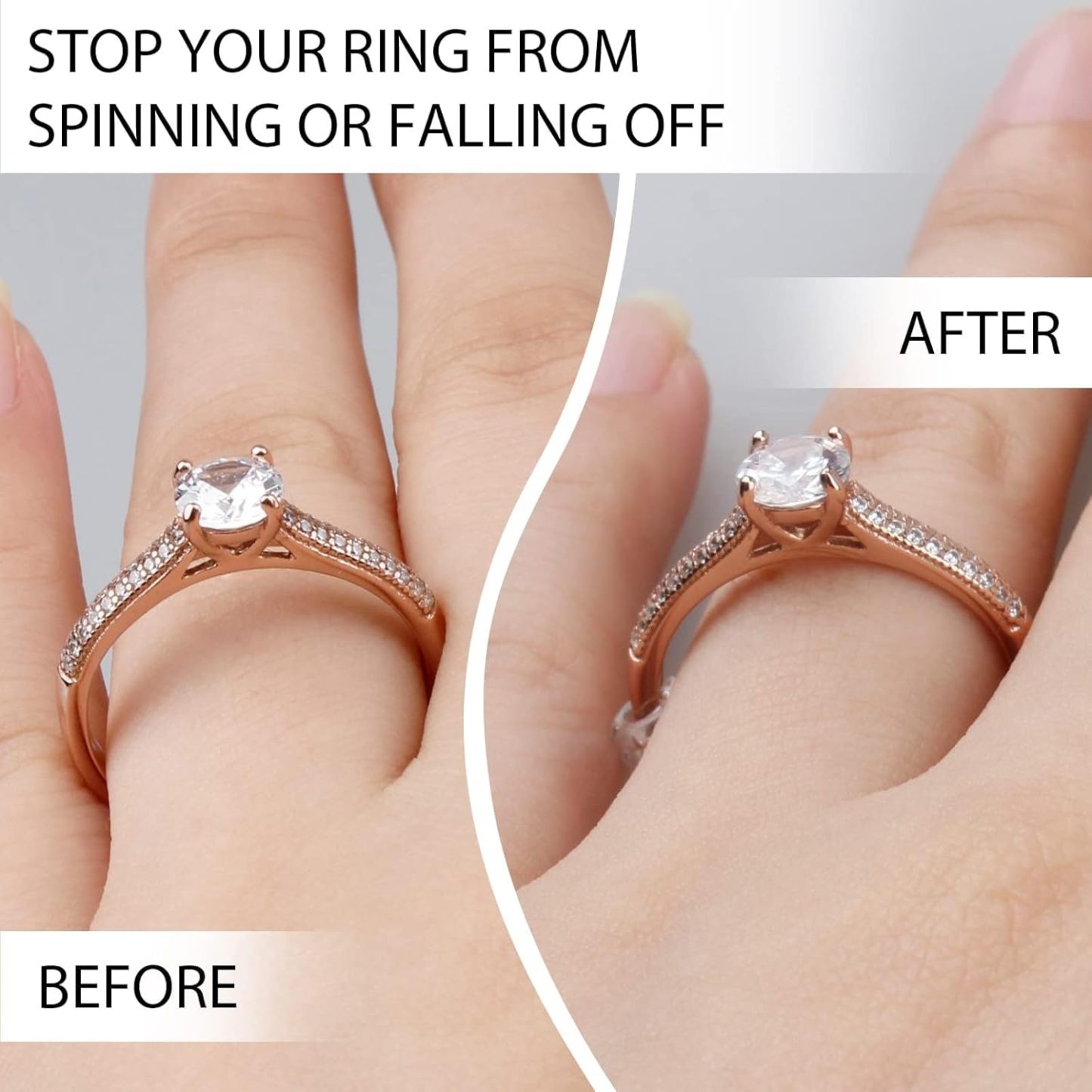 Ring Sizers for Loose Rings, Ring Size Adjuster Spacers or Tightener, Invisible Guards