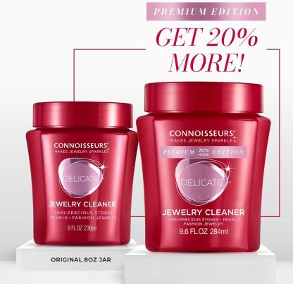 Premium Edition Jewelry Cleaner, Value Size 9.6oz - Pick from Fine, Silver or Delicate Jewelry Cleaner