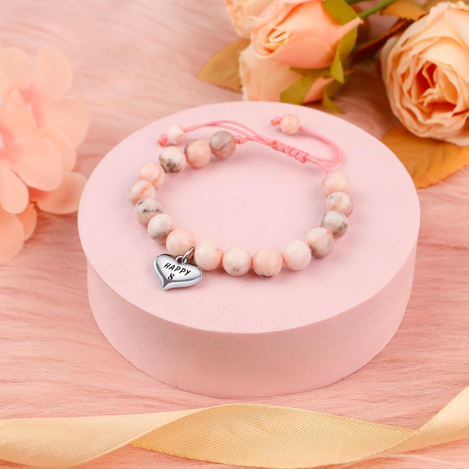 Sereney Birthday Gifts for Girls Beaded Bracelets as 1 3 4 5 6 7 8 9 10 11 12 13 15 16 Year Old