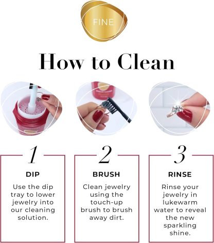 Premium Edition Jewelry Cleaner, Value Size 9.6oz - Pick from Fine, Silver or Delicate Jewelry Cleaner