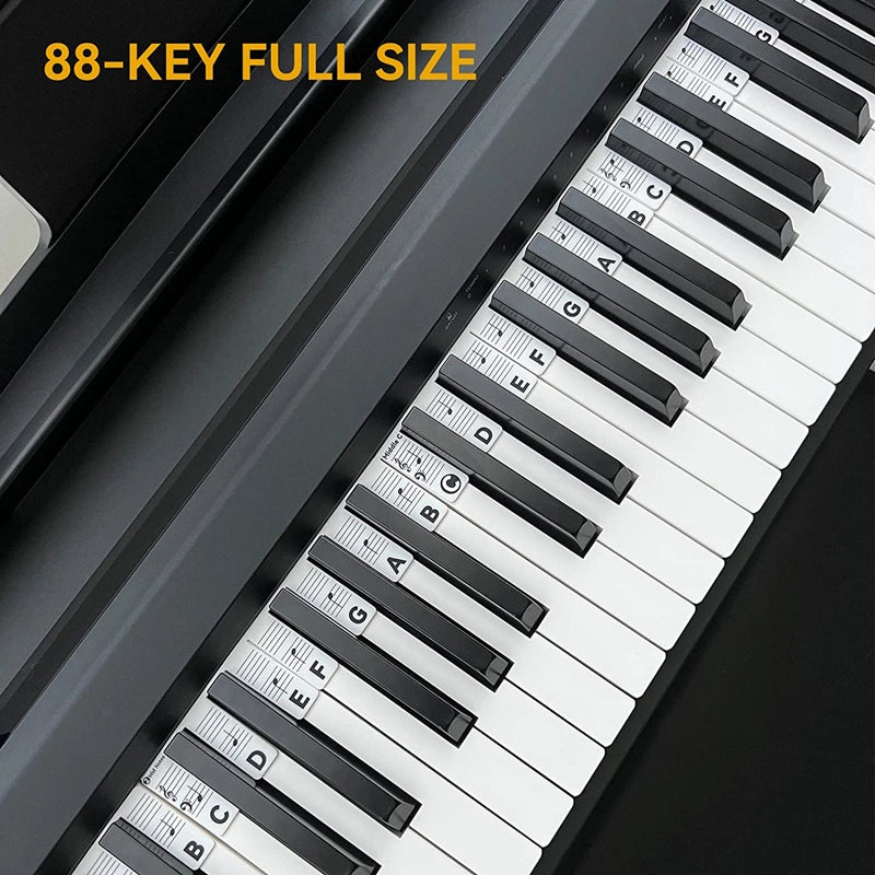 Removable Piano Keyboard Note Labels For Piano Beginners
